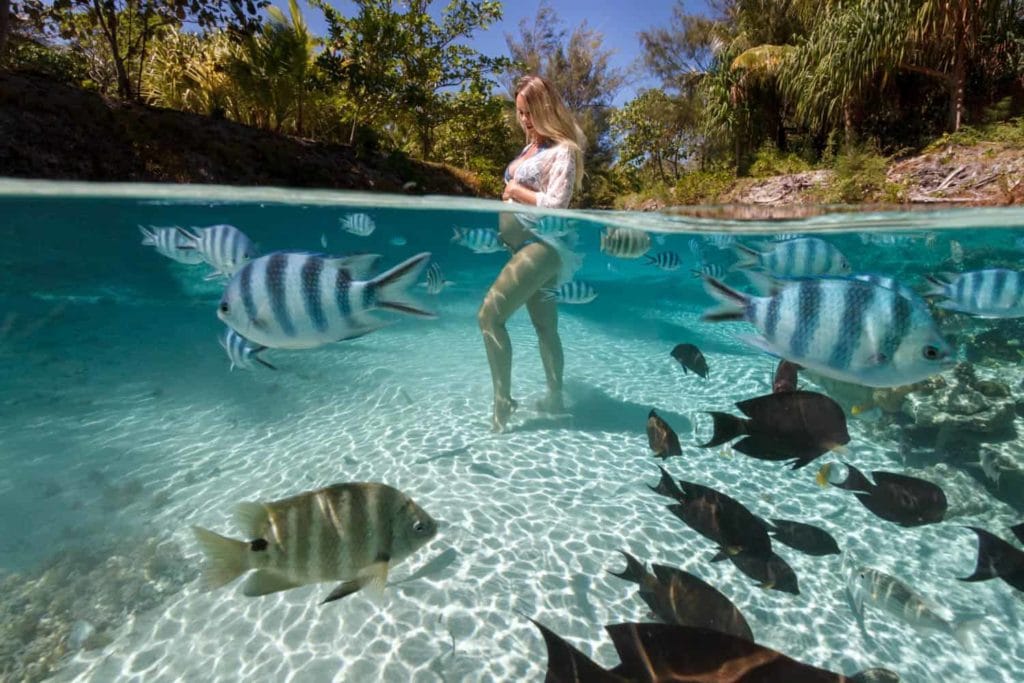 maternity photography Bora Bora