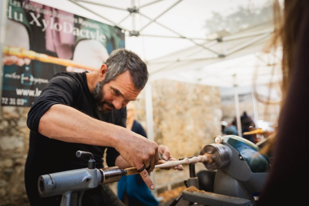 Ximun DUTAY, le XyloDactyle à Villefranche-de-Conflent le jour de la fête des sorcières