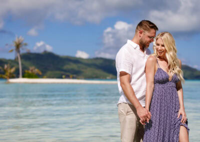 photo d'un couple à la plage