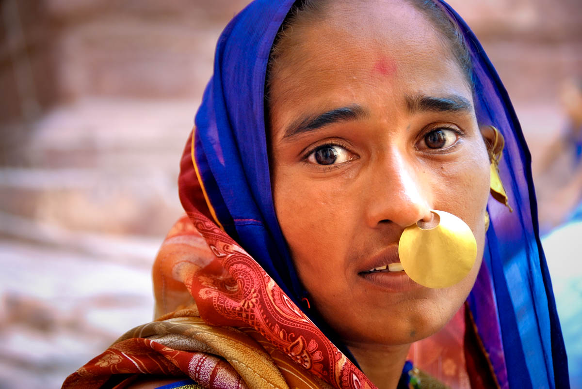 portrait femme reportage photographique de voyage en inde