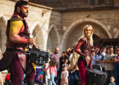 trobades médiévales perpignan - spectacle de feu troupe Drakonia