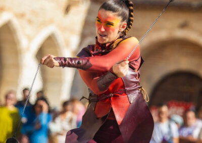 trobades médiévales perpignan - spectacle de feu troupe Drakonia