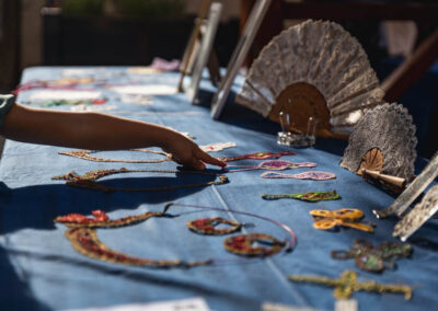 trobades médiévales perpignan - l'artisanat - la dentelle