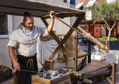 trobades médiévales perpignan - l'artisanat - le forgeron