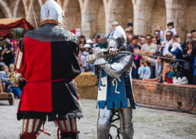 trobades médiévales perpignan - combat chevalier des chiens de saint-martin