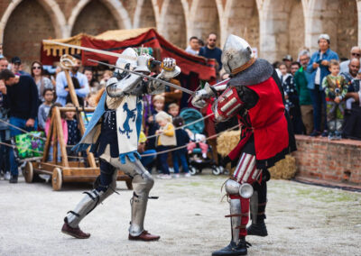 trobades médiévales perpignan - combat chevalier des chiens de saint-martin