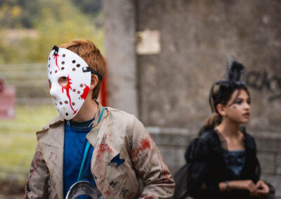 les enfants déguisés pour halloween