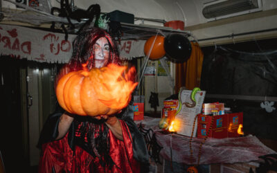 Le Train Rouge d’Halloween : une expérience magique en photo