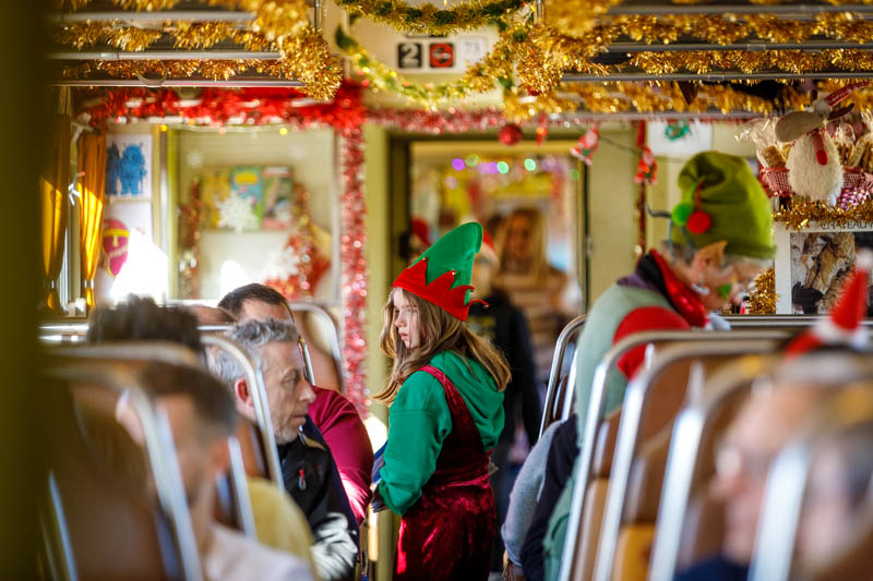 le train rouge de Noël (Tpcf) - Damien gobron photographe Perpignan